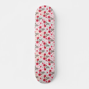 Skate Bonito padrão sem descontinuidade de papoila