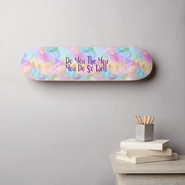 Skate Bonito Pastel faz bem (Arte de parede (Horz))