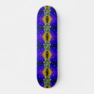 Skate Borboleta no amarelo púrpura Arco-íris