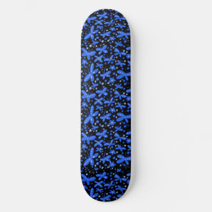 Skate Borboletas azuis