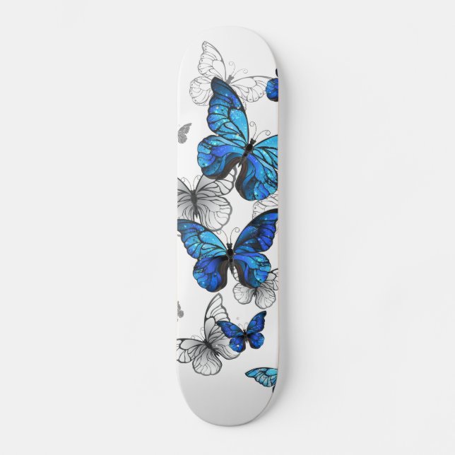Skate Borboletas Azuis Morpho (Frente)