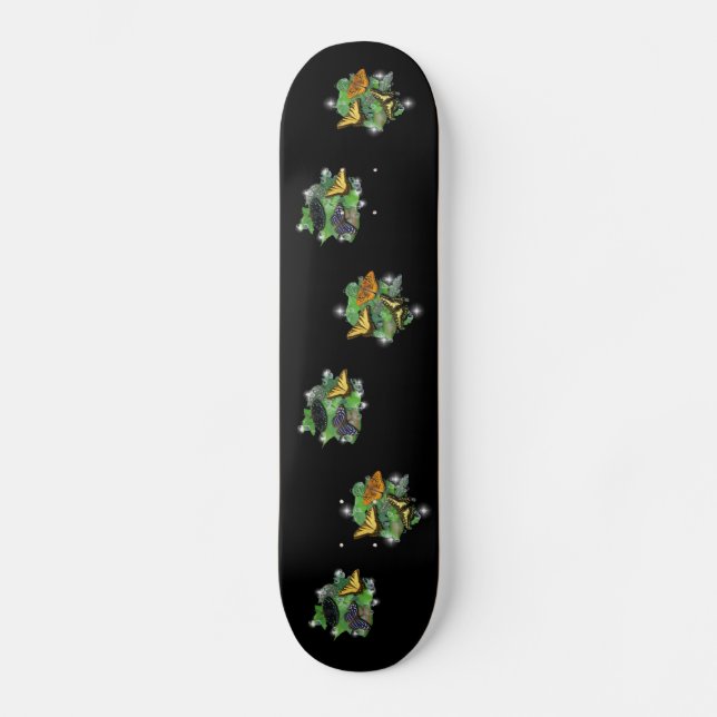 Skate Borboletas nas Folhas (Frente)