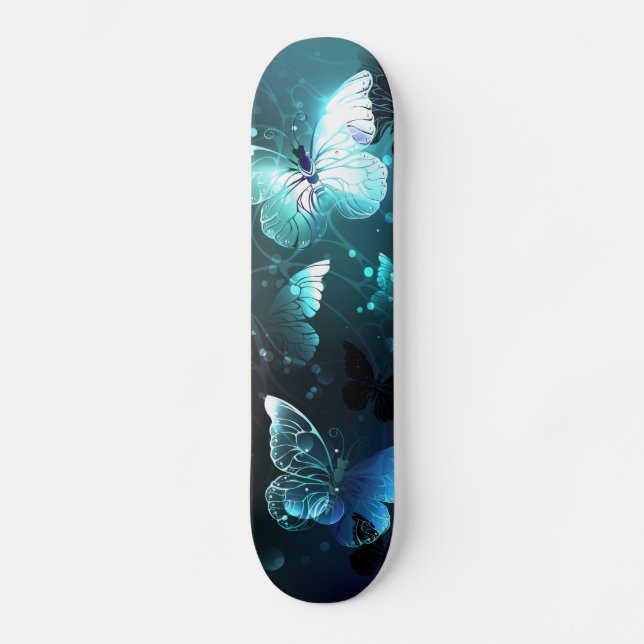 Skate Borboletas Noturnas de Menta (Frente)