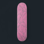 Skate Botânica rosa e verde<br><div class="desc">O perfeito pop de rosa e botânico neste skate brincalhão.</div>