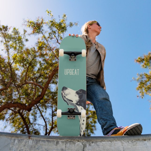 Skate Boxer preto e branco (Ao ar livre 1)