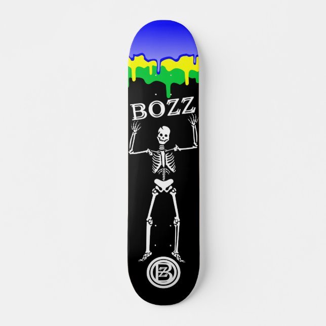 Skate BOZZ Skeleton BRAZIL (Frente)