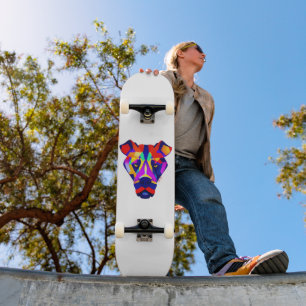 skate branco de cães de Alexander