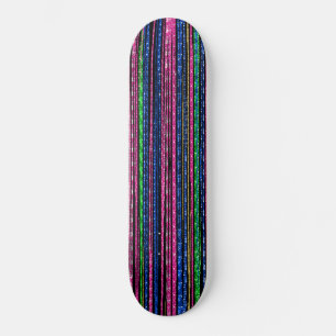 Skate Brilho e Glamour Listras Brilhantes