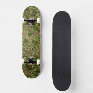 Skate Brilho Lantejoulas Camuflagem Verde Exército Tombo
