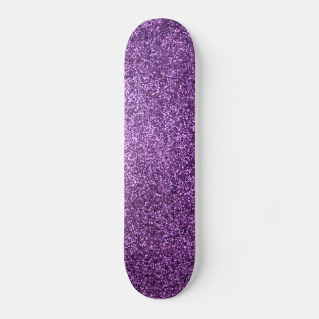 Skate Brilho roxo do falso (Frente)