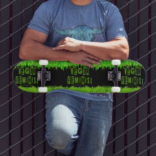Skate Brilho vegan feminista da SlipperyJoe chamativo br