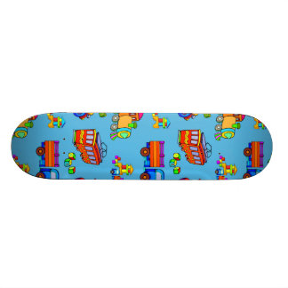 Skate Brinquedos - caminhões & trens vermelhos da