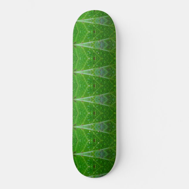 Skate Bronze e Folha Verde Ikat 18 (Frente)