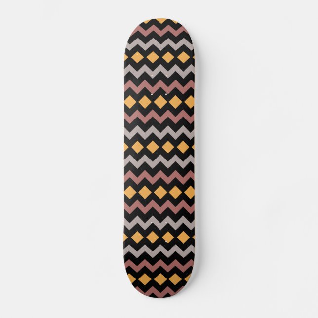 Skate Bronze Prateado Dourado (Frente)