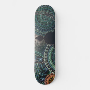 Skate Buda Dot Art Mandala, Arte Espiritual