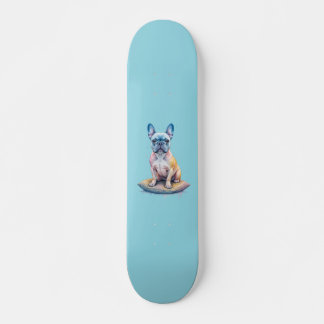 Skate Bulldog Francés Colorido y Artístico