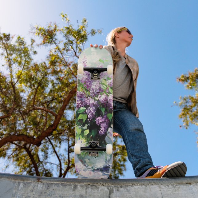 Skate Buquê de Lilás em Flor de Lavanda (Ao ar livre 1)