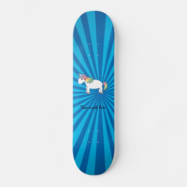 Skate Burst solar azul Unicorn (Frente)