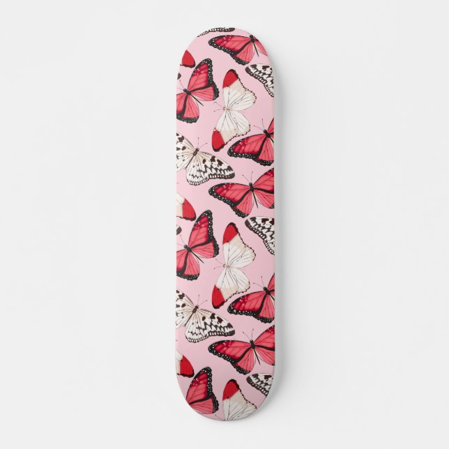 Skate Butterflies Modern Nature Girly (Frente)