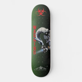 SKATE BW! ADVERTÊNCIA BIOHAZARD! CAVEIRA