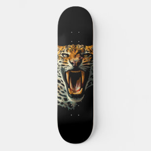 Skate Cabeça de ataque com picos-leopardo