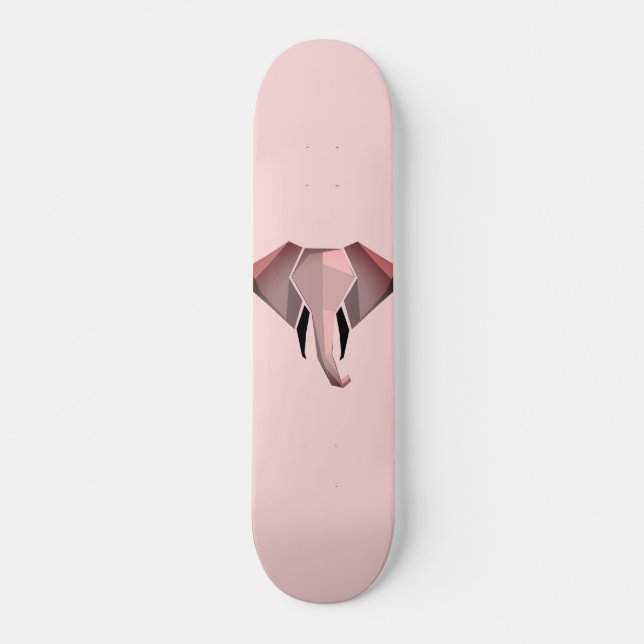 Skate Cabeça de Elefante Geométrica (Frente)