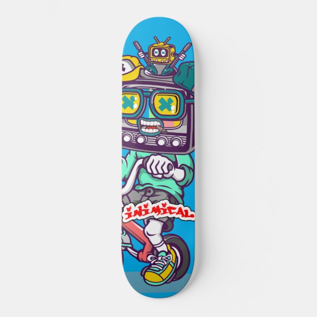 Skate Cabeça Inimada (Frente)