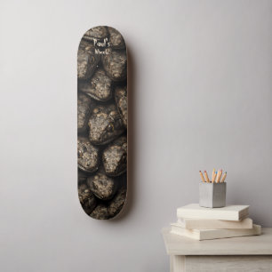 Skate Cabeças de cobra venenosas em dourado & preto escu