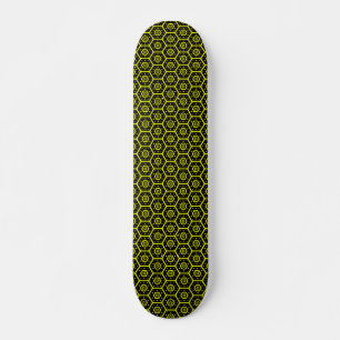 Skate Cabelo - Preto e Amarelo