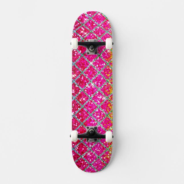 Skate Cacheskin rosa-reluz (Frente)