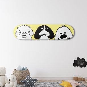 Skate Cachorro de Cartoon Gelado Design