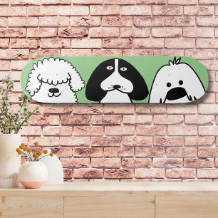 Skate Cachorro de Cartoon Gelado Design