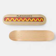 Cachorro-Quente Colorido Com Nome Personalizado