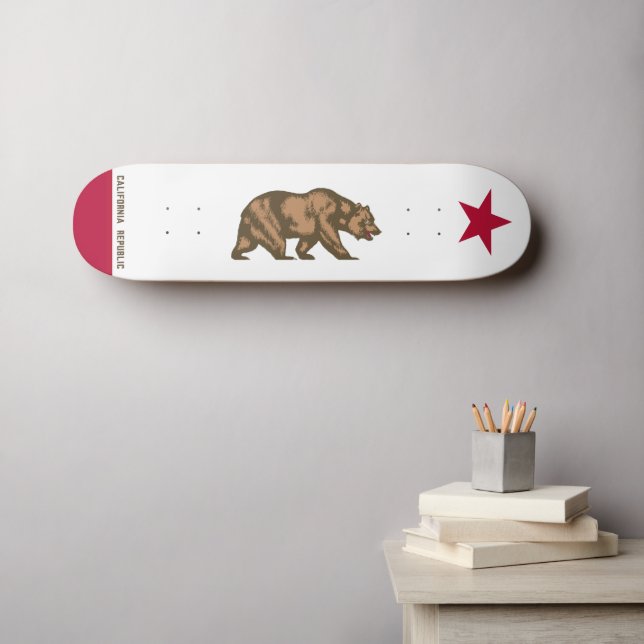 Skate California Flag - Deconstructed (Arte de parede (Horz))