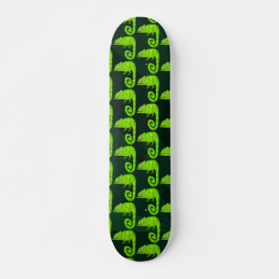 Skate Camaleão bonito verde