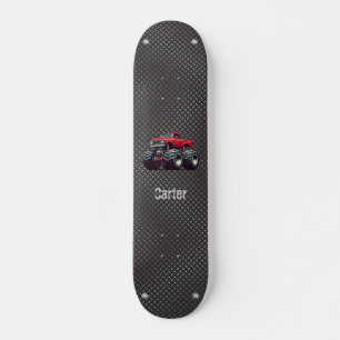 Skate Caminhão monstro vermelho