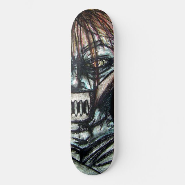 Skate Camisa de Força da Loucura Insana (Frente)
