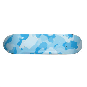 Skate Camo Azul Bebê; Camuflagem