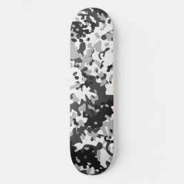 Skate Camo Branco Preto Cinza 