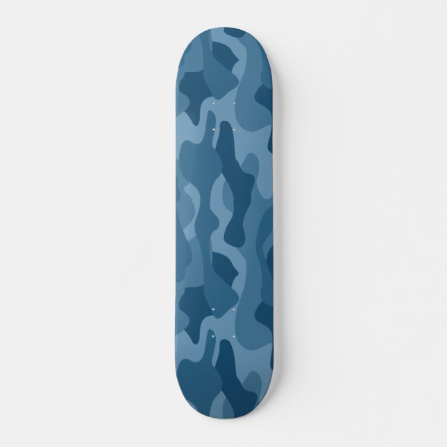 Skate Camo de Monocolor Azul (Frente)