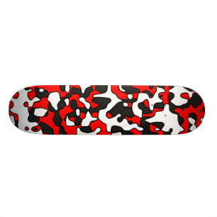 Skate Camo vermelho rachado
