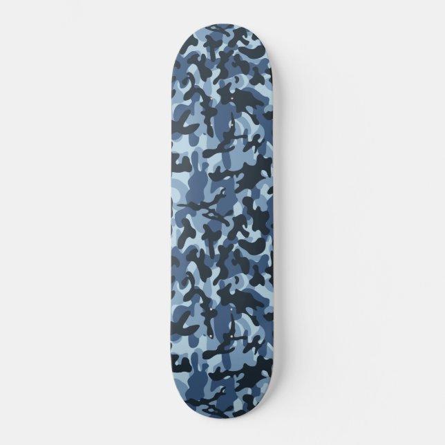 Skate Camuflagem Azul (Frente)