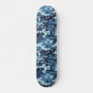 Skate Camuflagem Azul