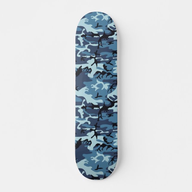 Skate Camuflagem Azul (Frente)
