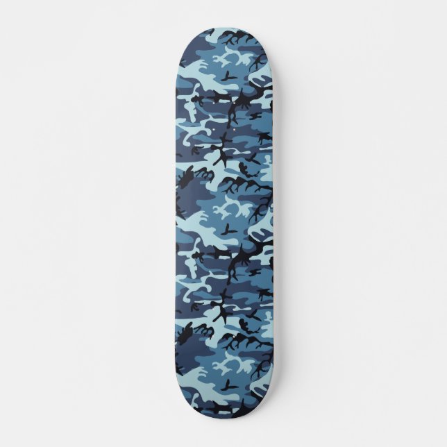 Skate Camuflagem Azul (Frente)