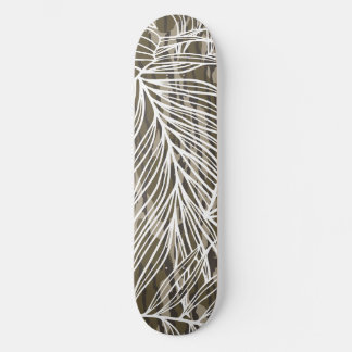 Skate Camuflagem de Fundo Botânico Seamless Bottom Lands