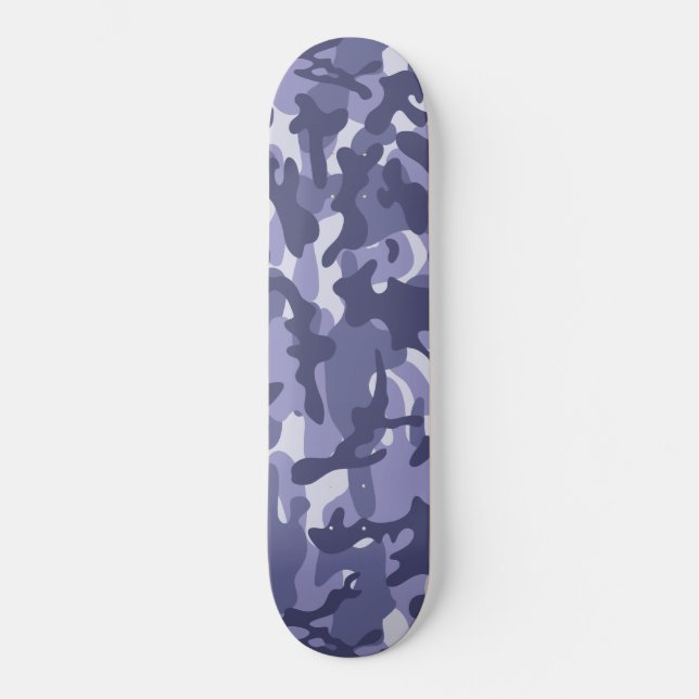 Skate Camuflagem de Marinhos roxos (Frente)