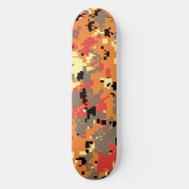 Skate Camuflagem Digital – padrão de camuflagem LG laran