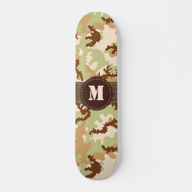 Skate Camuflagem do deserto (Frente)