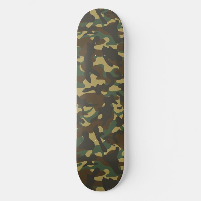 Skate Camuflagem florestal (Frente)